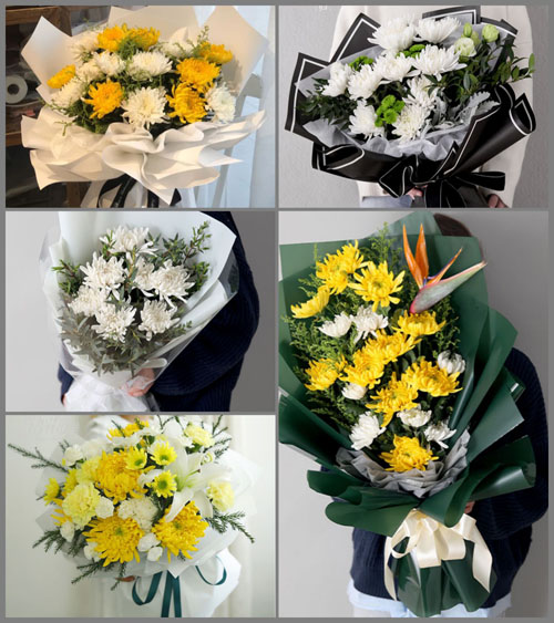 山西晋城高平市石末乡毕家院村白事花束代送